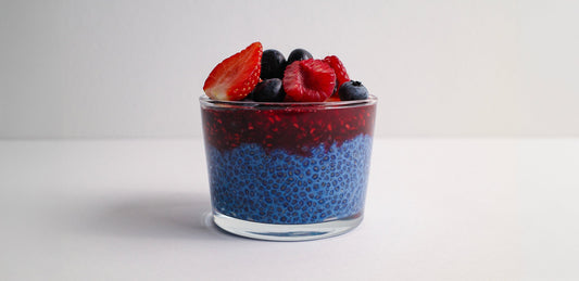 Blue Spirulina Chia Pudding