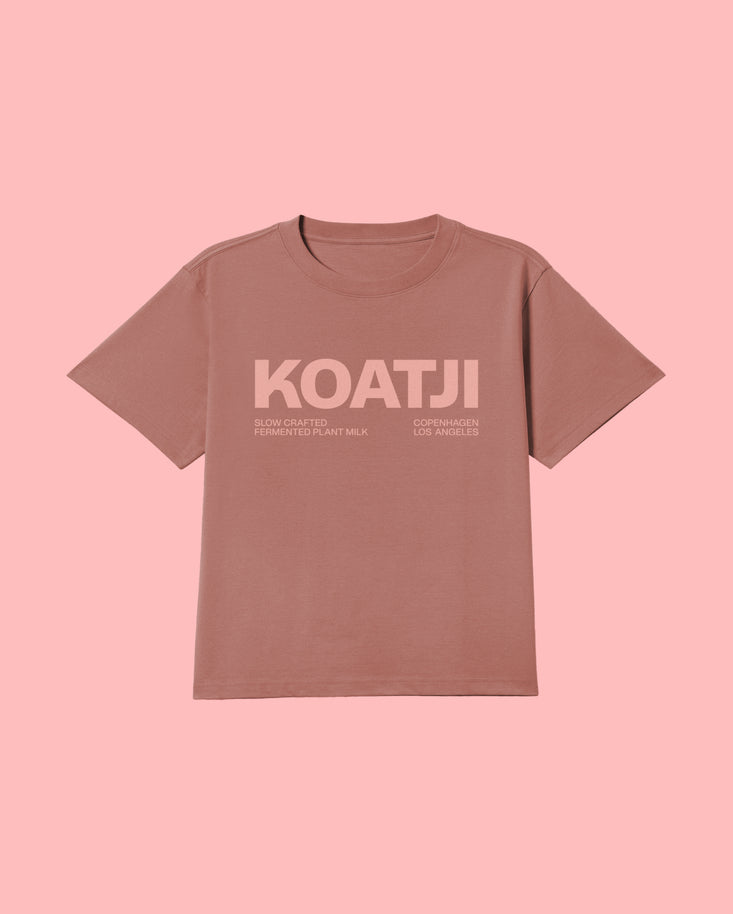 KOATJI T-Shirt - Faded Red / Pink
