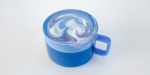 Blueberry Spirulina Latte