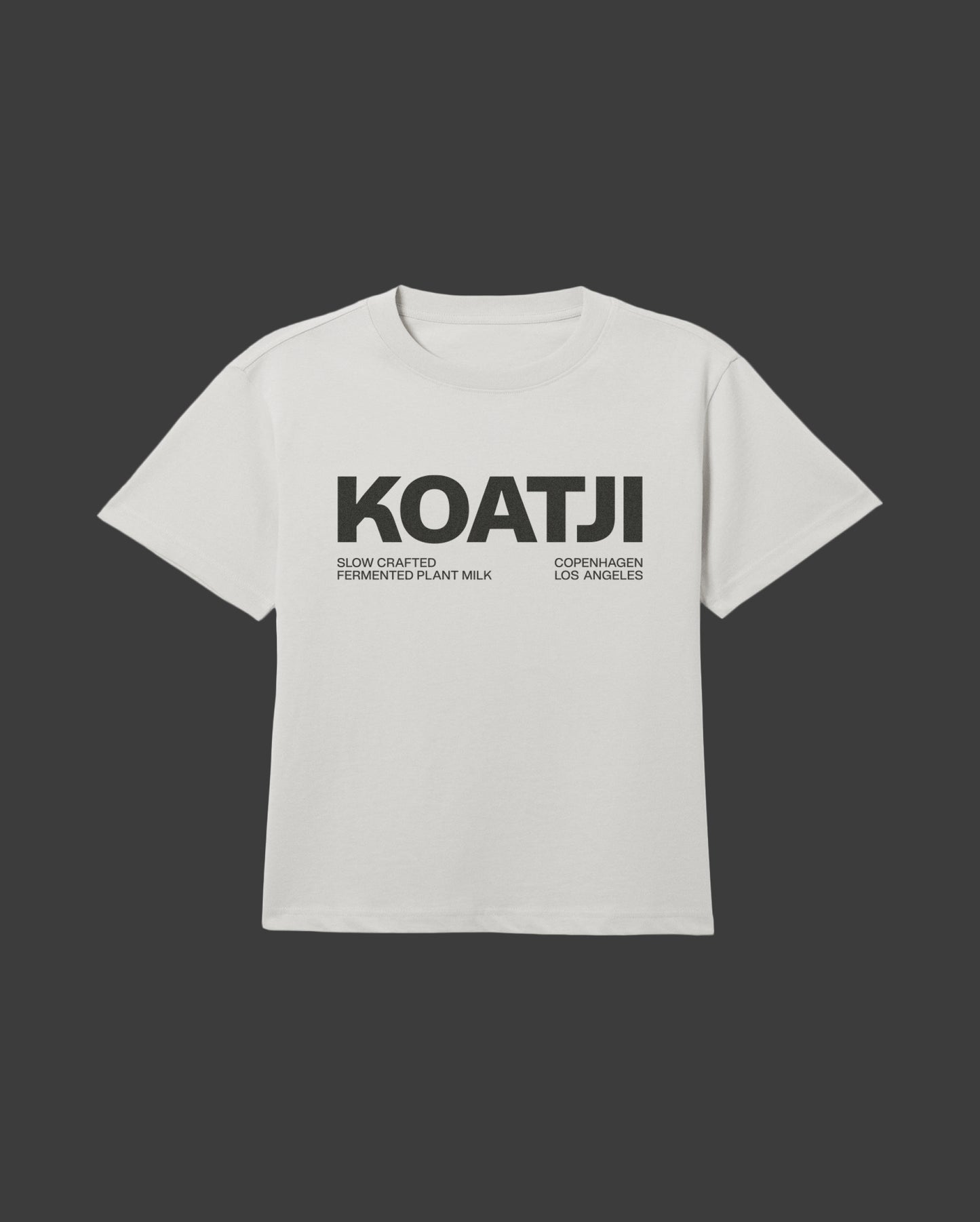 KOATJI T-Shirt - Lt Gray / Black