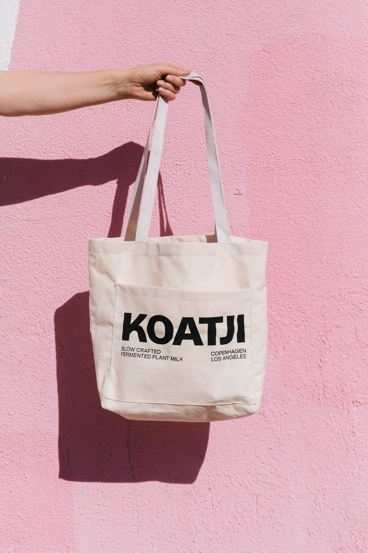 Tote Bag - Natural x Black Print