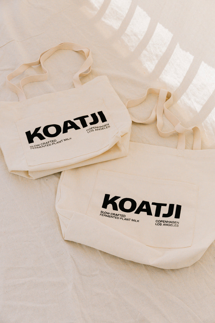 Tote Bag - Natural x Black Print